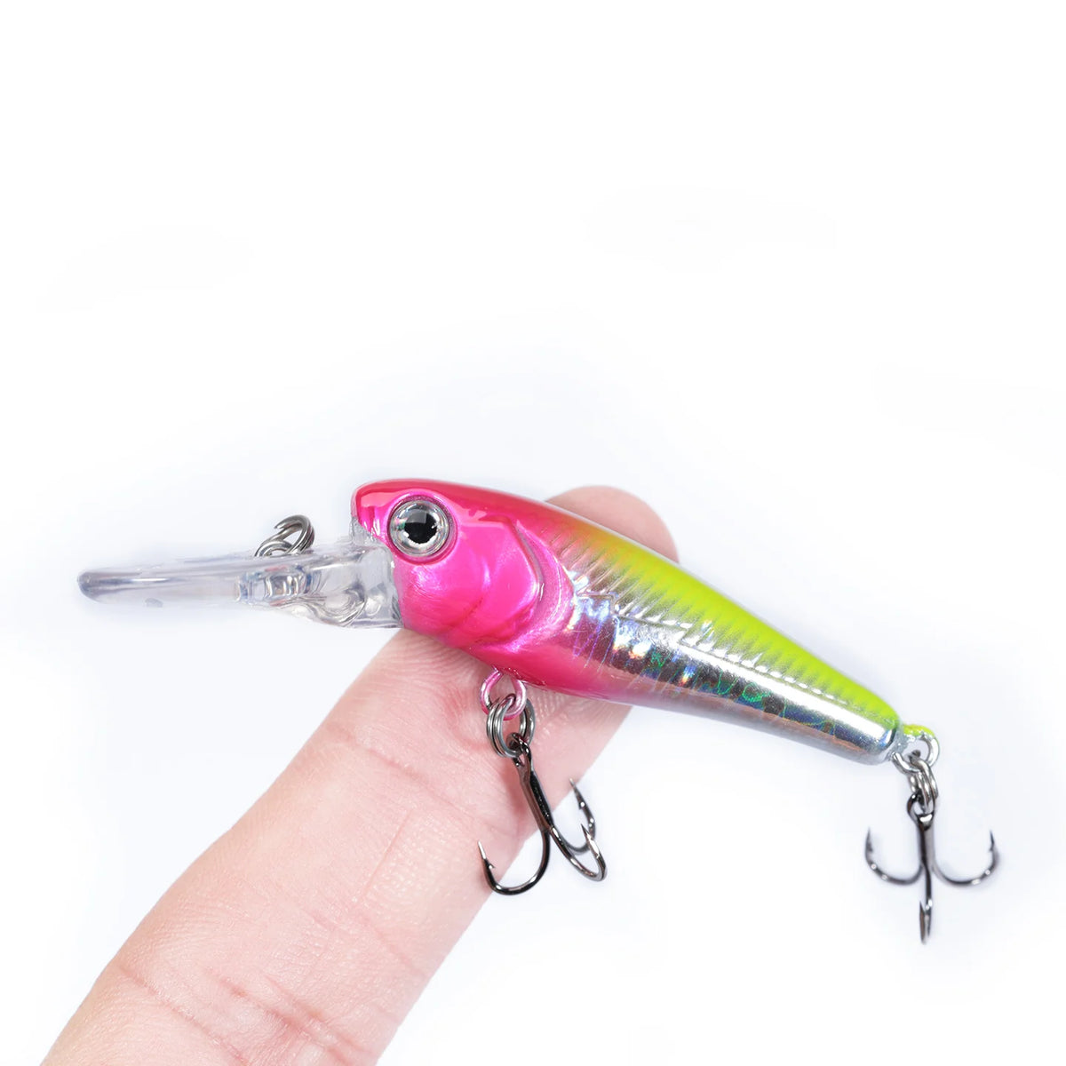 New 1pc 4cm 3.2g Pesca Hard Fishing Lure Floating Minnow Wobbler Peche Artificial Crank Bait Bass Perch Pike Salmon Trout